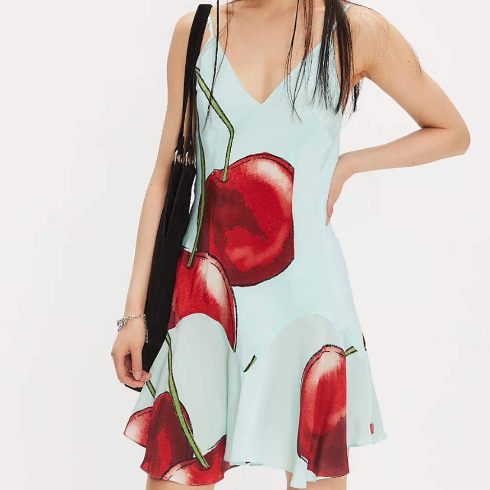 Muma World X Free People Cherry Mini Dress (NWOT)